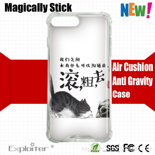 Shenzhen new products crystal clear waterproof shockproof soft tpu pc silicone mobile phone case for iphone 7 plus
